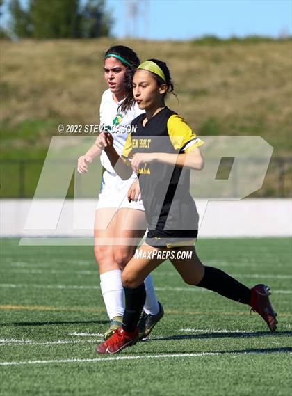 Thumbnail 2 in Ben Holt College Prep Academy vs. Mariposa County (CIF SJS D6 Finals) photogallery.