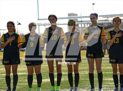 Thumbnail 3 in Ben Holt College Prep Academy vs. Mariposa County (CIF SJS D6 Finals) photogallery.
