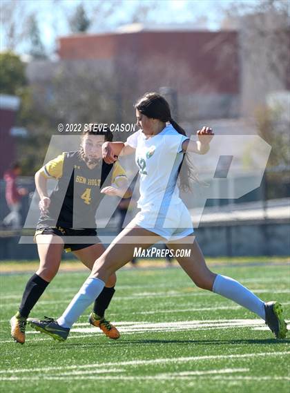 Thumbnail 1 in Ben Holt College Prep Academy vs. Mariposa County (CIF SJS D6 Finals) photogallery.