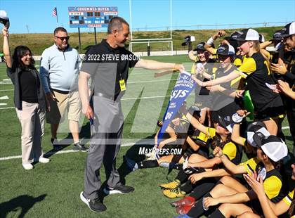 Thumbnail 2 in Ben Holt College Prep Academy vs. Mariposa County (CIF SJS D6 Finals) photogallery.