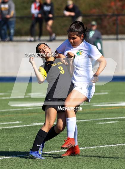 Thumbnail 3 in Ben Holt College Prep Academy vs. Mariposa County (CIF SJS D6 Finals) photogallery.
