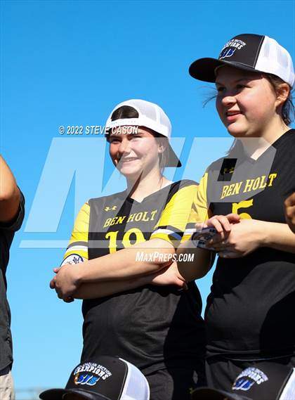 Thumbnail 1 in Ben Holt College Prep Academy vs. Mariposa County (CIF SJS D6 Finals) photogallery.