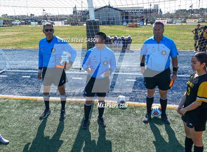 Thumbnail 3 in Ben Holt College Prep Academy vs. Mariposa County (CIF SJS D6 Finals) photogallery.