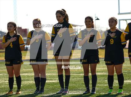 Thumbnail 2 in Ben Holt College Prep Academy vs. Mariposa County (CIF SJS D6 Finals) photogallery.