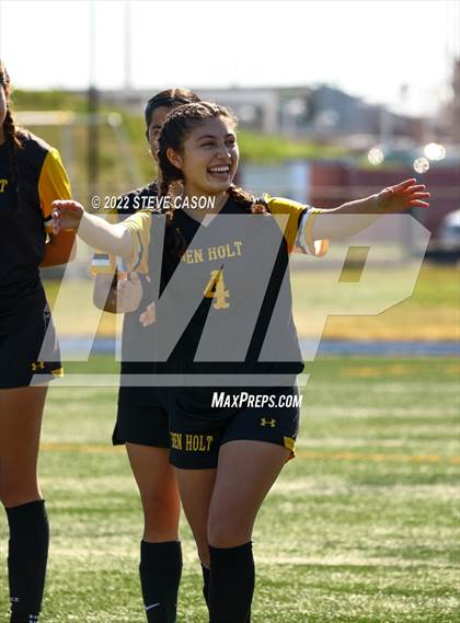 Thumbnail 1 in Ben Holt College Prep Academy vs. Mariposa County (CIF SJS D6 Finals) photogallery.