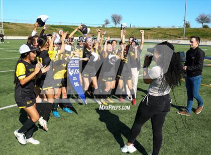 Thumbnail 1 in Ben Holt College Prep Academy vs. Mariposa County (CIF SJS D6 Finals) photogallery.