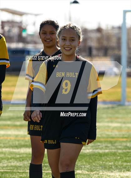 Thumbnail 1 in Ben Holt College Prep Academy vs. Mariposa County (CIF SJS D6 Finals) photogallery.