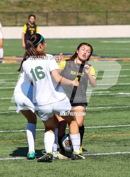 Thumbnail 1 in Ben Holt College Prep Academy vs. Mariposa County (CIF SJS D6 Finals) photogallery.