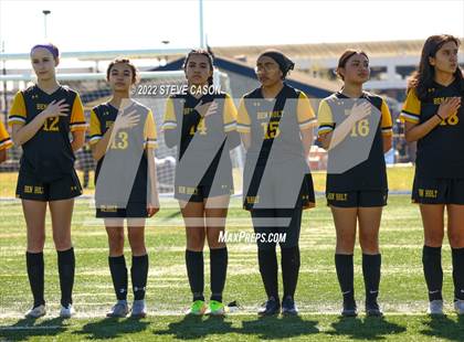 Thumbnail 2 in Ben Holt College Prep Academy vs. Mariposa County (CIF SJS D6 Finals) photogallery.