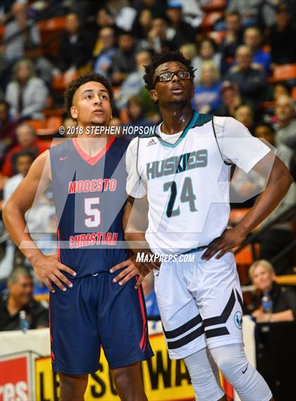 Thumbnail 3 in Sheldon @ Modesto Christian (CIF SJS D1 Final) photogallery.