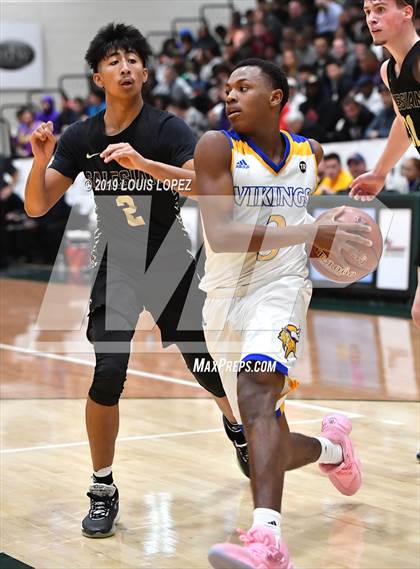 Thumbnail 2 in St. Bernard vs. Salesian College Preparatory (The Classic at Damien) photogallery.