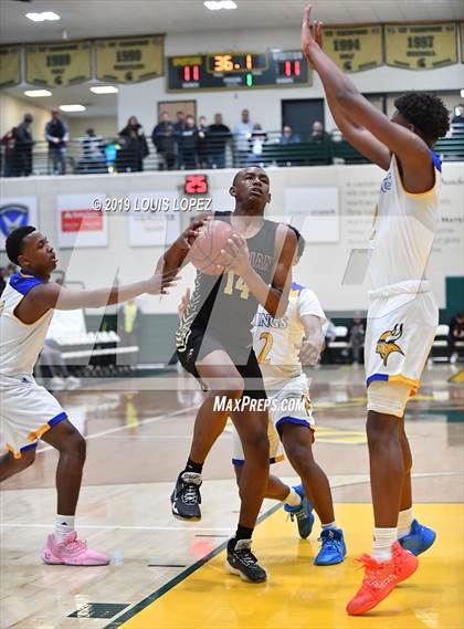 Thumbnail 3 in St. Bernard vs. Salesian College Preparatory (The Classic at Damien) photogallery.