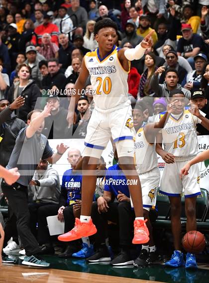 Thumbnail 1 in St. Bernard vs. Salesian College Preparatory (The Classic at Damien) photogallery.
