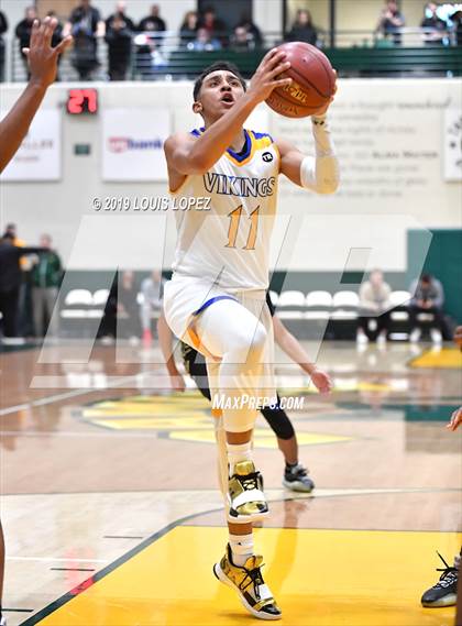 Thumbnail 1 in St. Bernard vs. Salesian College Preparatory (The Classic at Damien) photogallery.