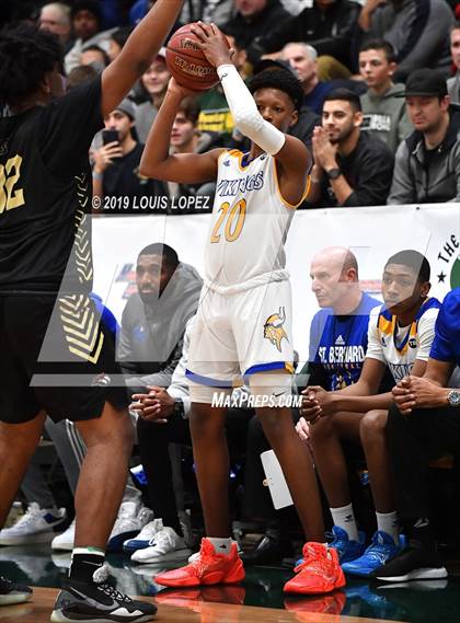 Thumbnail 2 in St. Bernard vs. Salesian College Preparatory (The Classic at Damien) photogallery.