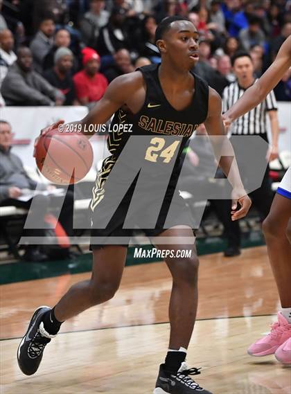Thumbnail 1 in St. Bernard vs. Salesian College Preparatory (The Classic at Damien) photogallery.