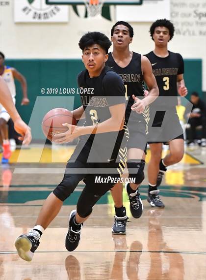 Thumbnail 1 in St. Bernard vs. Salesian College Preparatory (The Classic at Damien) photogallery.