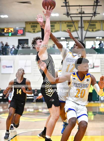 Thumbnail 3 in St. Bernard vs. Salesian College Preparatory (The Classic at Damien) photogallery.