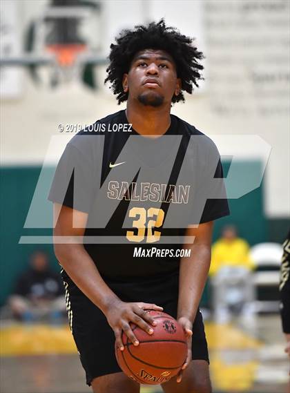 Thumbnail 2 in St. Bernard vs. Salesian College Preparatory (The Classic at Damien) photogallery.