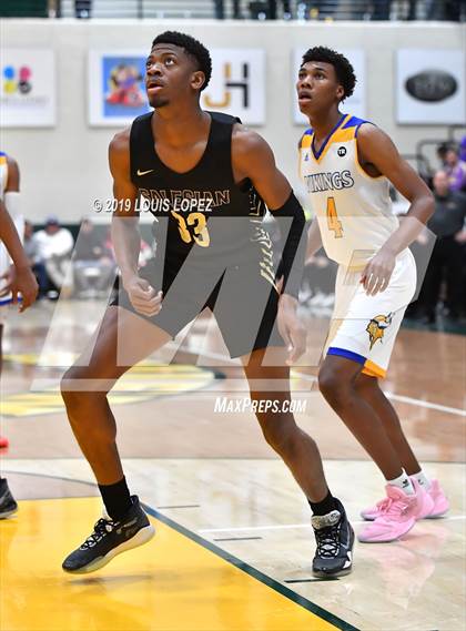 Thumbnail 3 in St. Bernard vs. Salesian College Preparatory (The Classic at Damien) photogallery.