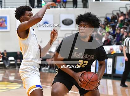 Thumbnail 3 in St. Bernard vs. Salesian College Preparatory (The Classic at Damien) photogallery.