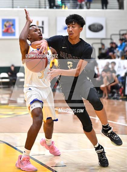 Thumbnail 1 in St. Bernard vs. Salesian College Preparatory (The Classic at Damien) photogallery.