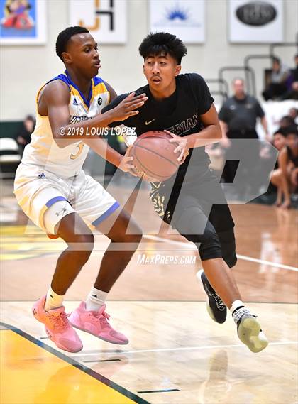 Thumbnail 1 in St. Bernard vs. Salesian College Preparatory (The Classic at Damien) photogallery.