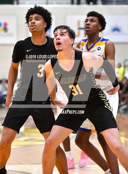 Thumbnail 2 in St. Bernard vs. Salesian College Preparatory (The Classic at Damien) photogallery.
