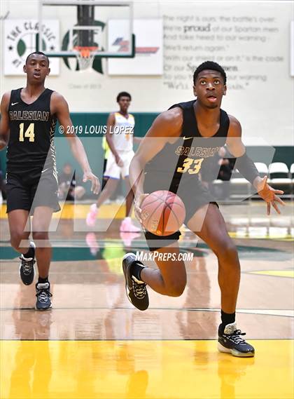 Thumbnail 1 in St. Bernard vs. Salesian College Preparatory (The Classic at Damien) photogallery.