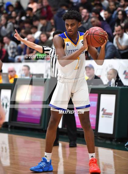 Thumbnail 3 in St. Bernard vs. Salesian College Preparatory (The Classic at Damien) photogallery.