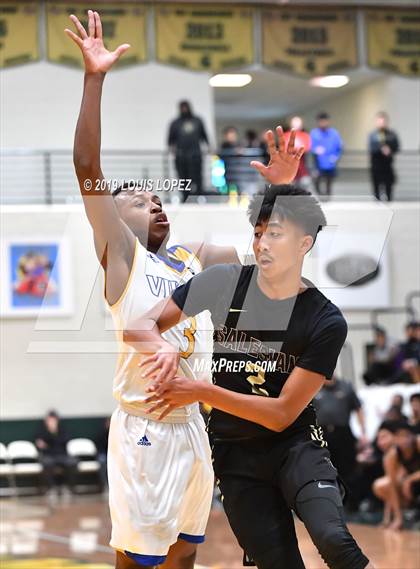 Thumbnail 2 in St. Bernard vs. Salesian College Preparatory (The Classic at Damien) photogallery.