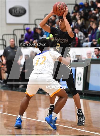 Thumbnail 1 in St. Bernard vs. Salesian College Preparatory (The Classic at Damien) photogallery.