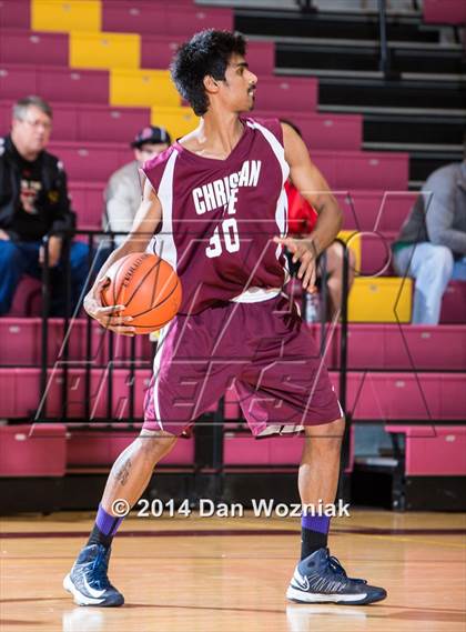 Thumbnail 2 in Christian Life Center vs. Grapevine Faith Christian (Fantasy of Lights) photogallery.