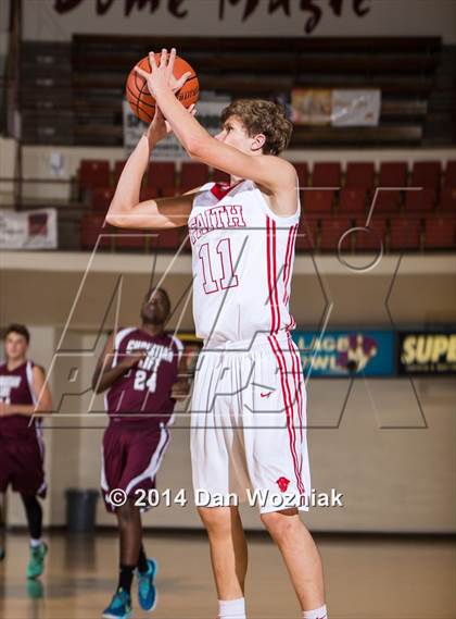 Thumbnail 1 in Christian Life Center vs. Grapevine Faith Christian (Fantasy of Lights) photogallery.
