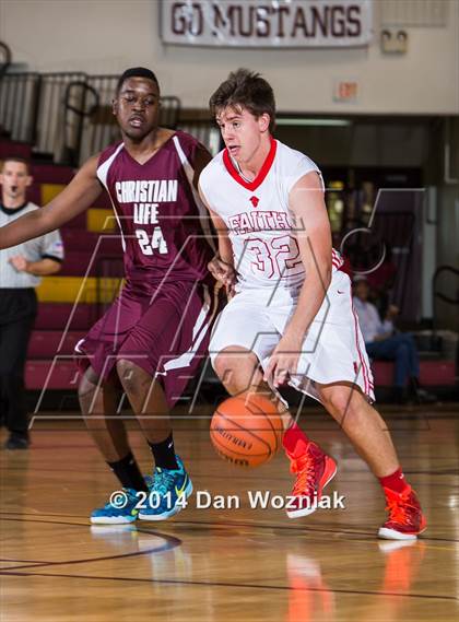 Thumbnail 1 in Christian Life Center vs. Grapevine Faith Christian (Fantasy of Lights) photogallery.
