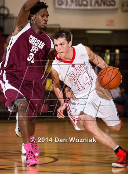 Thumbnail 2 in Christian Life Center vs. Grapevine Faith Christian (Fantasy of Lights) photogallery.