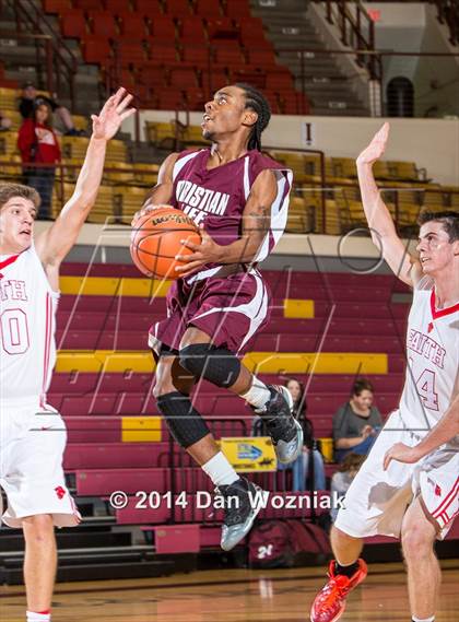 Thumbnail 1 in Christian Life Center vs. Grapevine Faith Christian (Fantasy of Lights) photogallery.