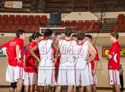 Thumbnail 2 in Christian Life Center vs. Grapevine Faith Christian (Fantasy of Lights) photogallery.