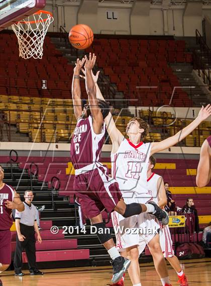 Thumbnail 1 in Christian Life Center vs. Grapevine Faith Christian (Fantasy of Lights) photogallery.