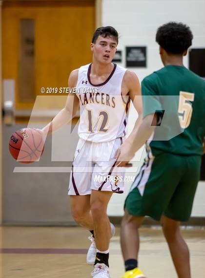 Thumbnail 1 in Salpointe Catholic vs. St. Patrick-St. Vincent  (Visit Mesa Basketball Challenge) photogallery.