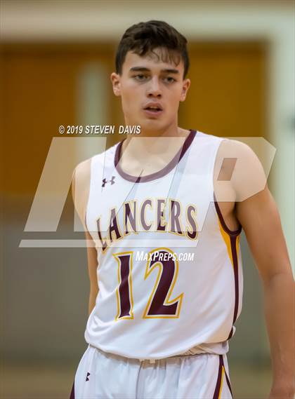 Thumbnail 3 in Salpointe Catholic vs. St. Patrick-St. Vincent  (Visit Mesa Basketball Challenge) photogallery.