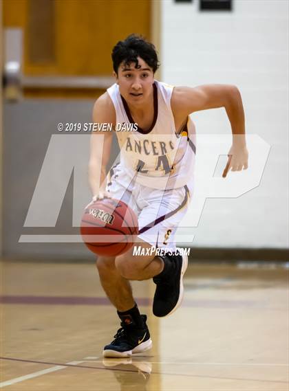 Thumbnail 3 in Salpointe Catholic vs. St. Patrick-St. Vincent  (Visit Mesa Basketball Challenge) photogallery.