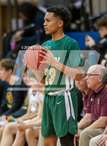 Thumbnail 1 in Salpointe Catholic vs. St. Patrick-St. Vincent  (Visit Mesa Basketball Challenge) photogallery.