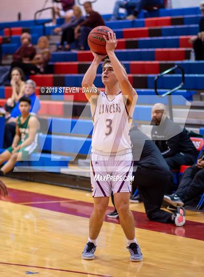 Thumbnail 3 in Salpointe Catholic vs. St. Patrick-St. Vincent  (Visit Mesa Basketball Challenge) photogallery.