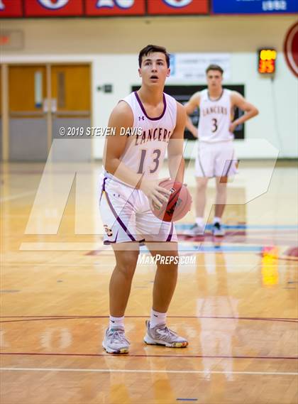 Thumbnail 1 in Salpointe Catholic vs. St. Patrick-St. Vincent  (Visit Mesa Basketball Challenge) photogallery.