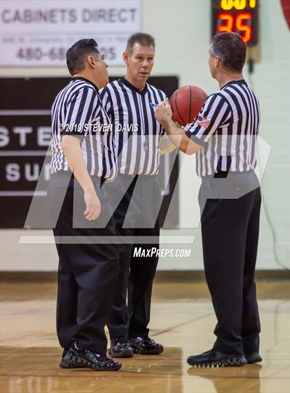 Thumbnail 3 in Salpointe Catholic vs. St. Patrick-St. Vincent  (Visit Mesa Basketball Challenge) photogallery.