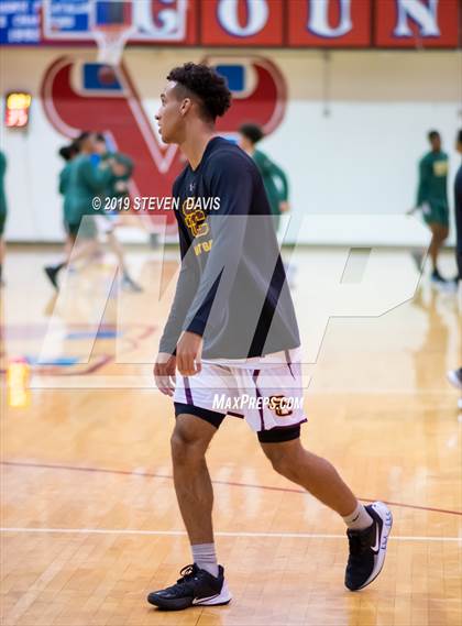 Thumbnail 1 in Salpointe Catholic vs. St. Patrick-St. Vincent  (Visit Mesa Basketball Challenge) photogallery.