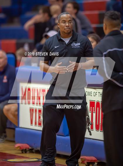 Thumbnail 1 in Salpointe Catholic vs. St. Patrick-St. Vincent  (Visit Mesa Basketball Challenge) photogallery.