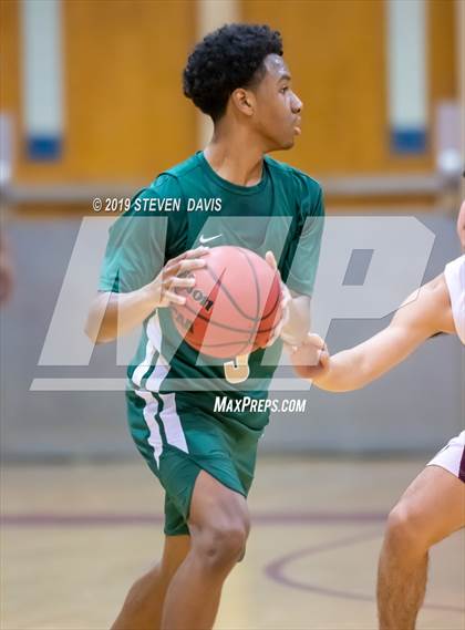 Thumbnail 1 in Salpointe Catholic vs. St. Patrick-St. Vincent  (Visit Mesa Basketball Challenge) photogallery.