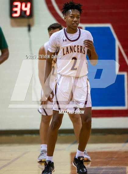 Thumbnail 1 in Salpointe Catholic vs. St. Patrick-St. Vincent  (Visit Mesa Basketball Challenge) photogallery.